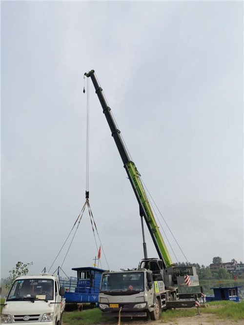 阳东区桥梁建设吊装案例